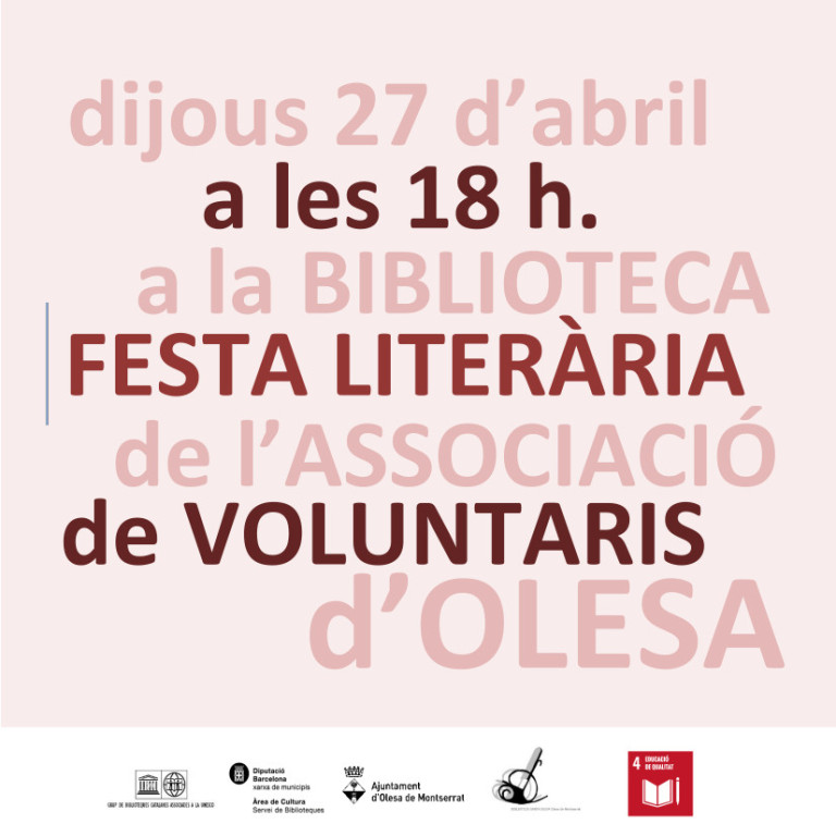 Festa literària amb l'AVO