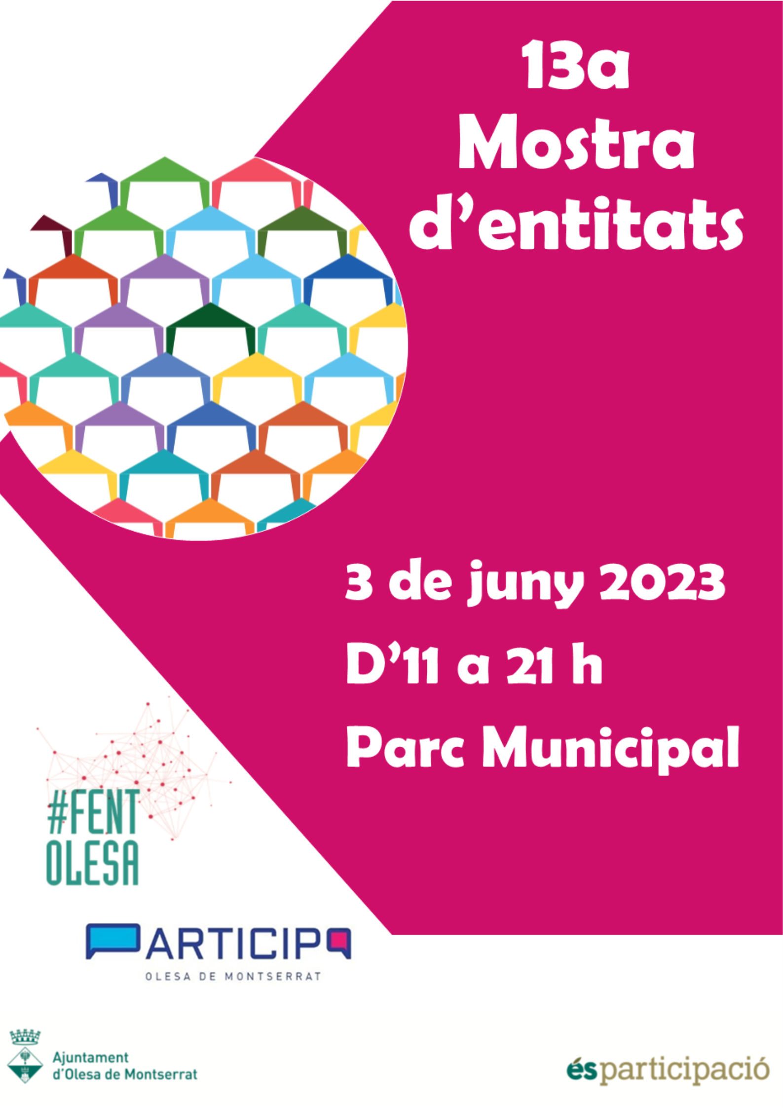 Cartell de la 13a Mostra d'entitats