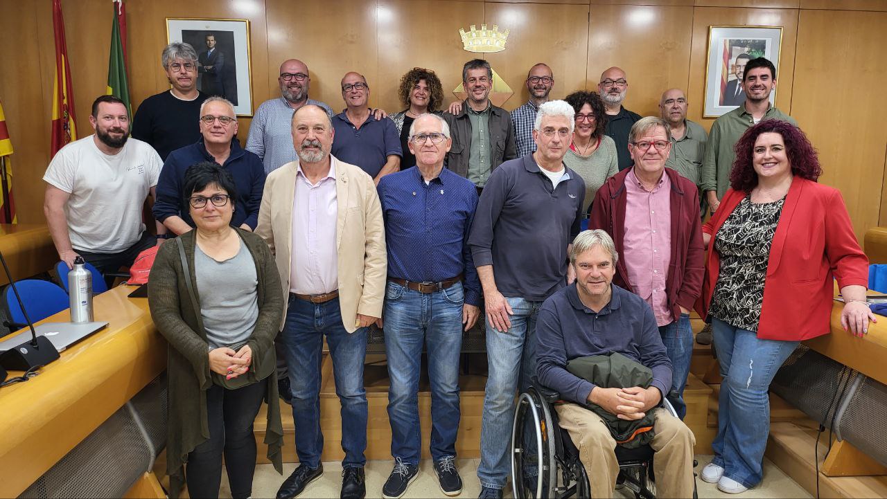 Regidors i regidors, al darrer Ple municipal del mandat 2019-2023. 25 maig 2023