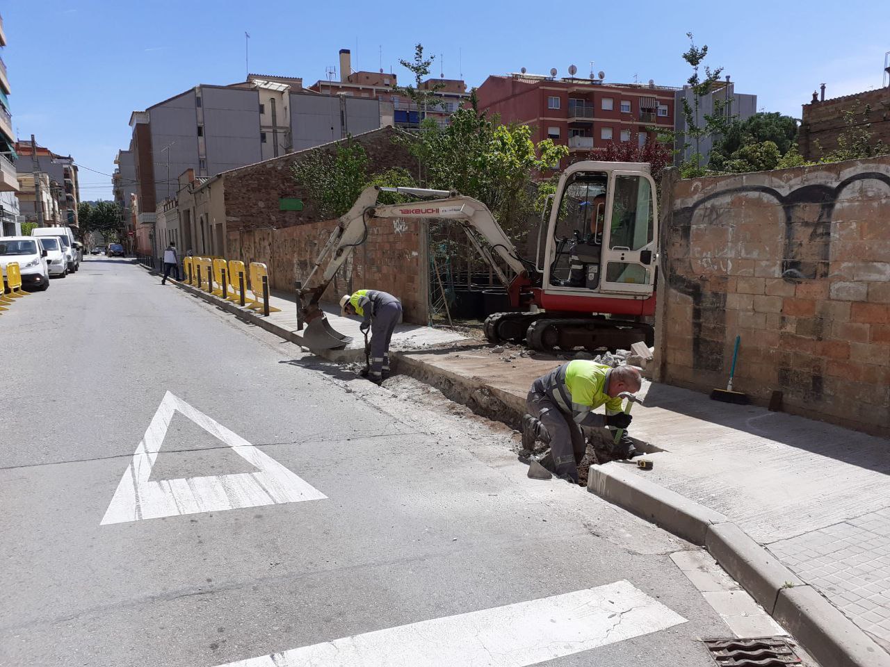 Adequació del nou solar de l'Eixample com a espai de lleure