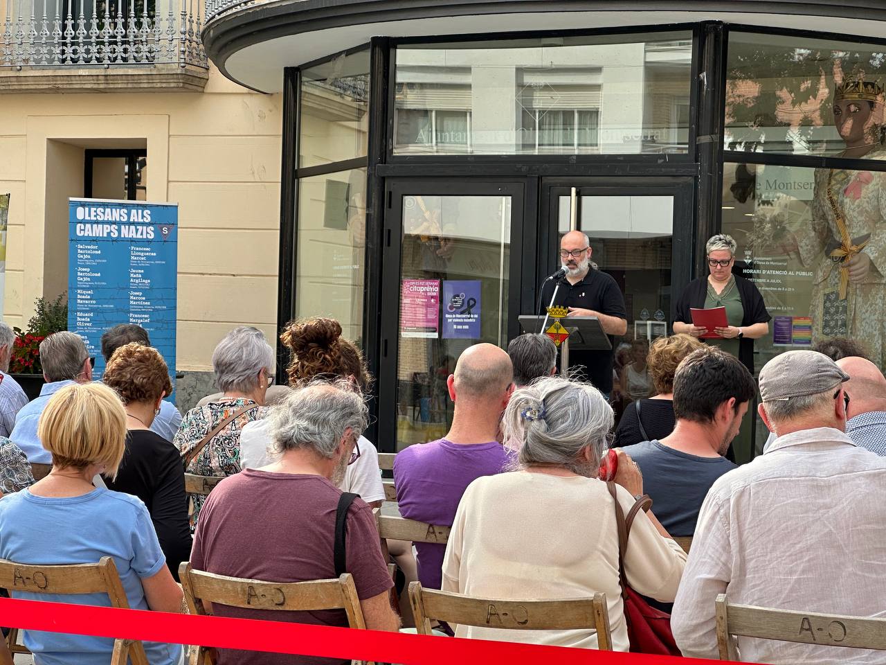 El Regidor de Cultura en funcions, Xavier Rota, presenta l'acte d'homenatge