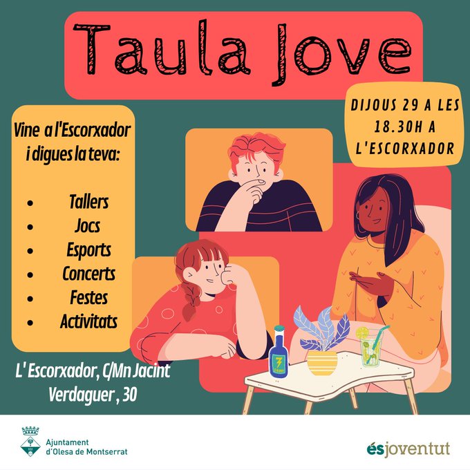 Cartell 1ª Taula Jove