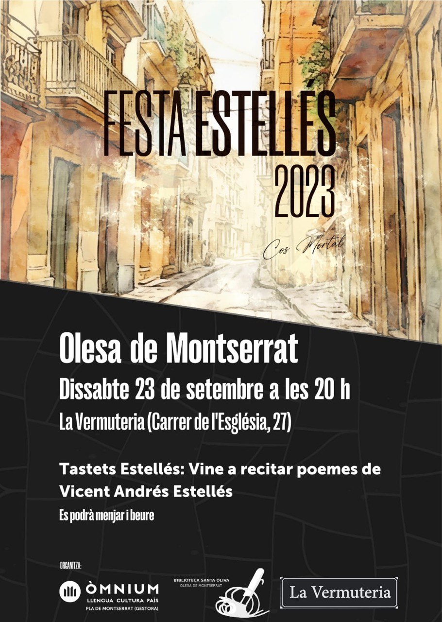 Cartell de la Festa Estellés del setembre de 2023