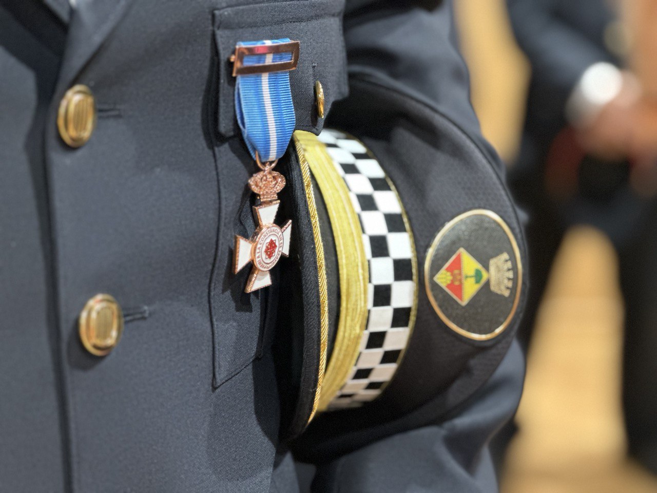 Medalla de bronze en destacament pels 15 anys de trajectòria en el cos de policia