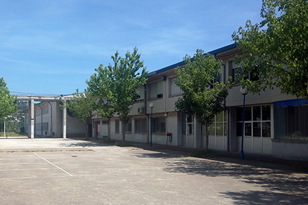 Vista interior del pati de l'Institut Daniel Blanxart