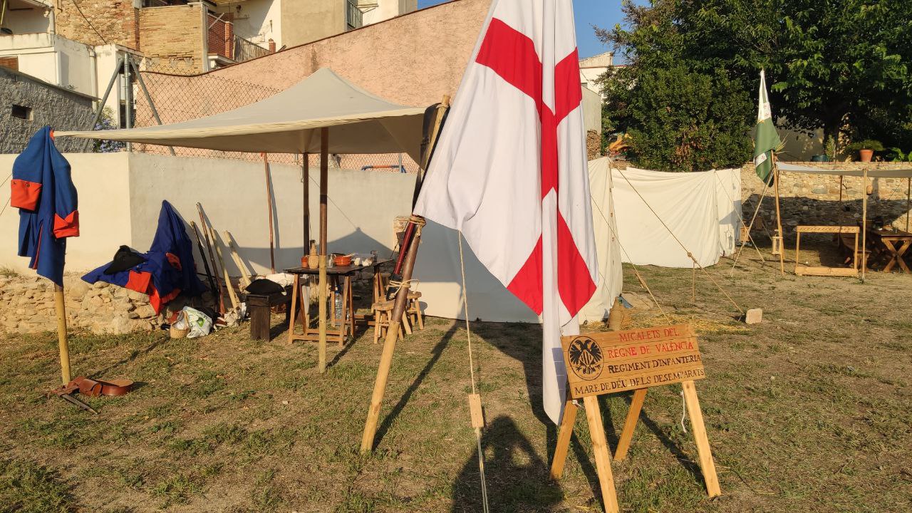 Festa dels Miquelets 2023: campaments al Centre Cultural de Cal Puigjaner.