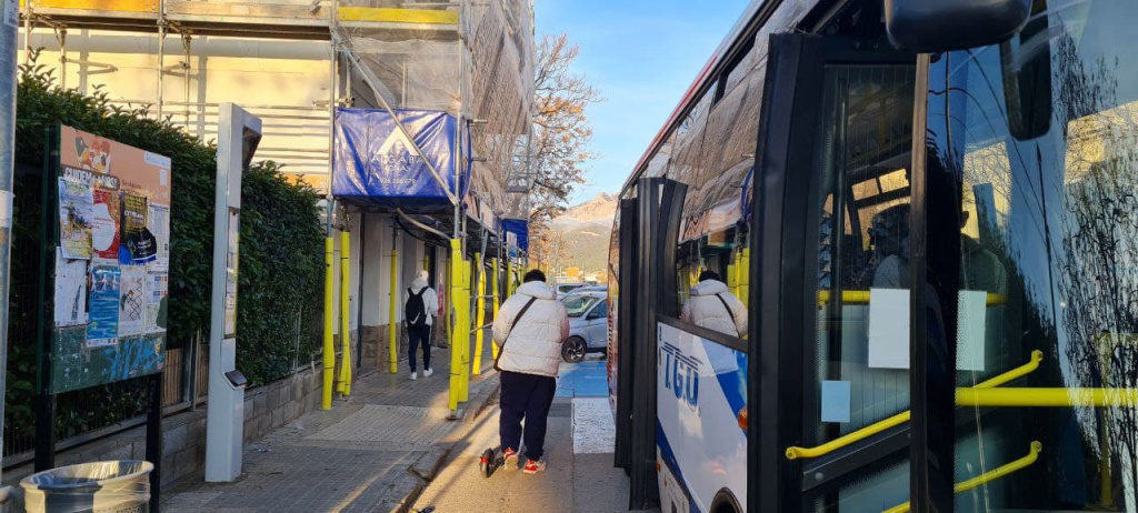 Bus TGO a la parada