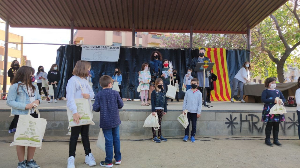 Entrega de premis a l'escenari del Parc Municipal