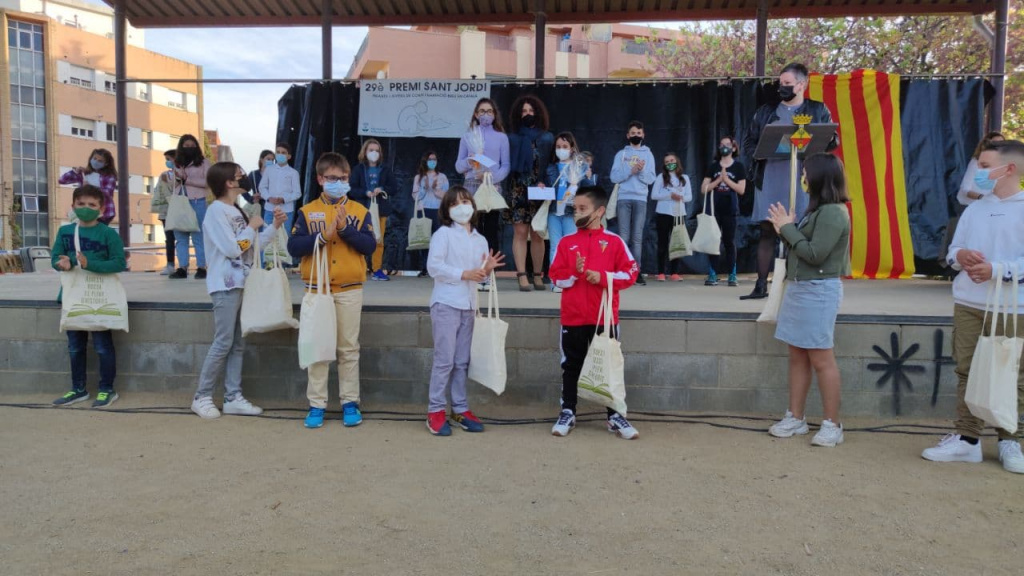 Entrega de premis a l'escenari del Parc Municipal