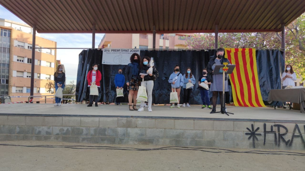 Entrega de premis a l'escenari del Parc Municipal