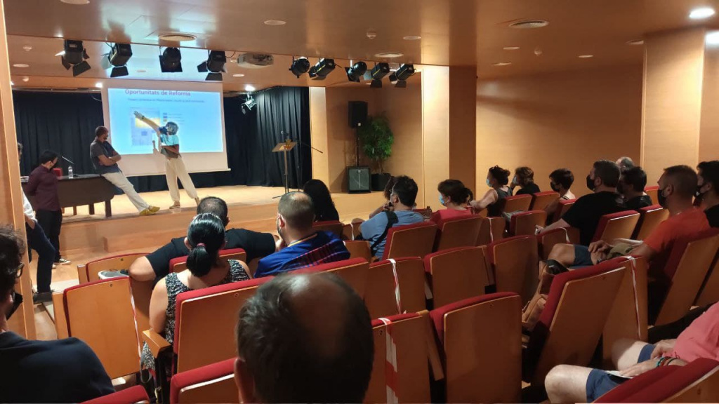 Presentació del projecte de l'habitatge cooperatiu en l'Auditori