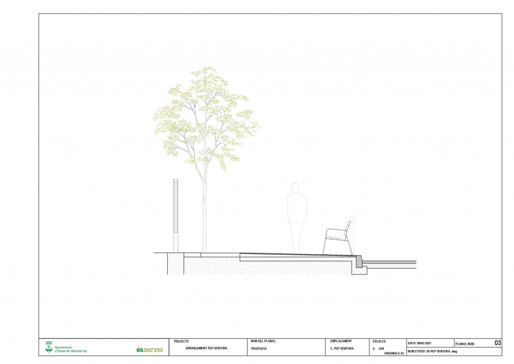 Projecte d'arranjament del Carrer Pep Ventura