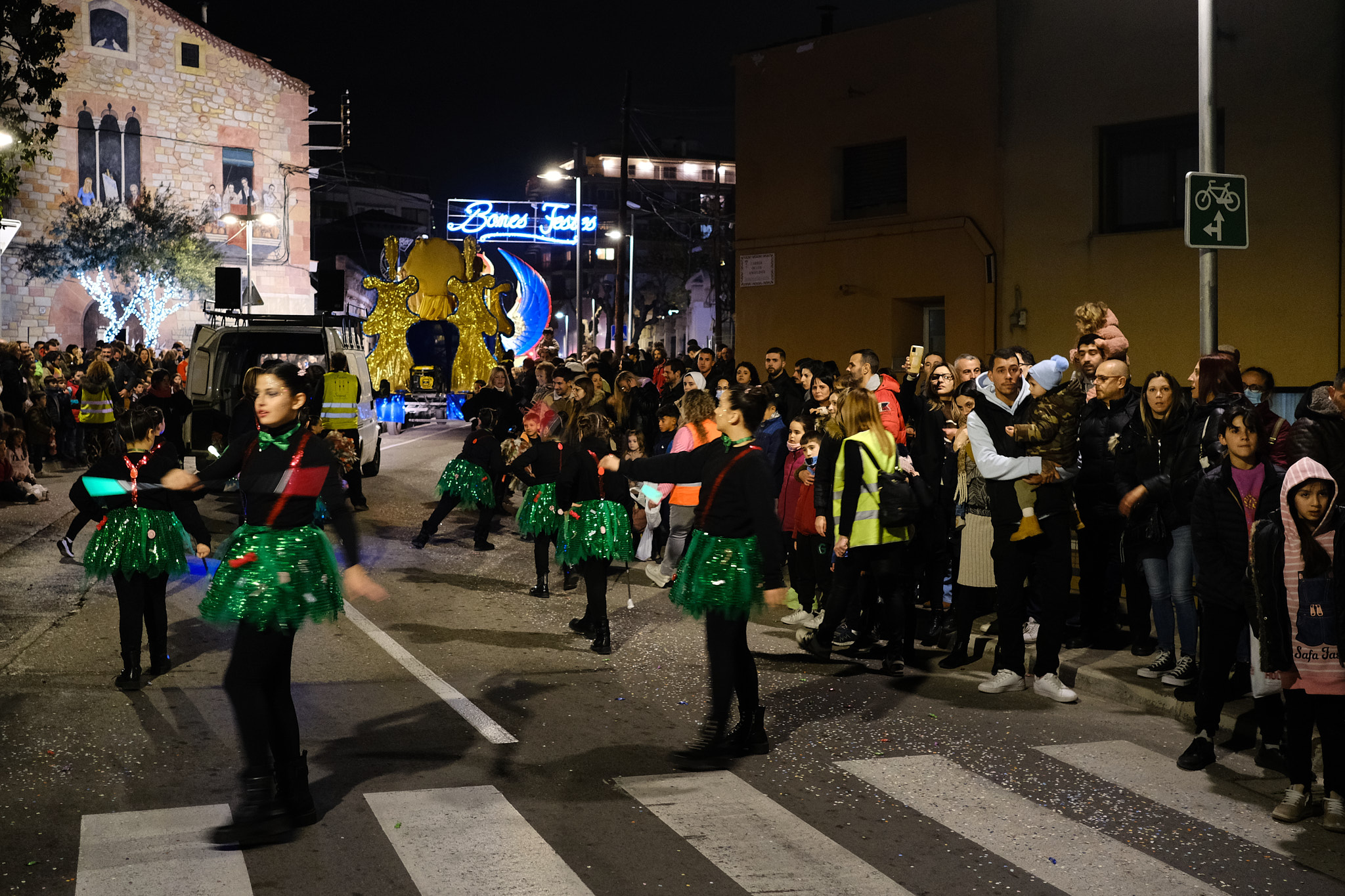 Fotografia de la Cavalcada de Ses Majestats els Reis d'Orient a Olesa el 2024