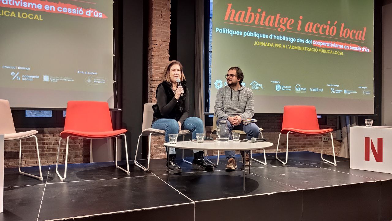 Jornada d'habitatge cooperatiu organitzada per Sostre Cívic.