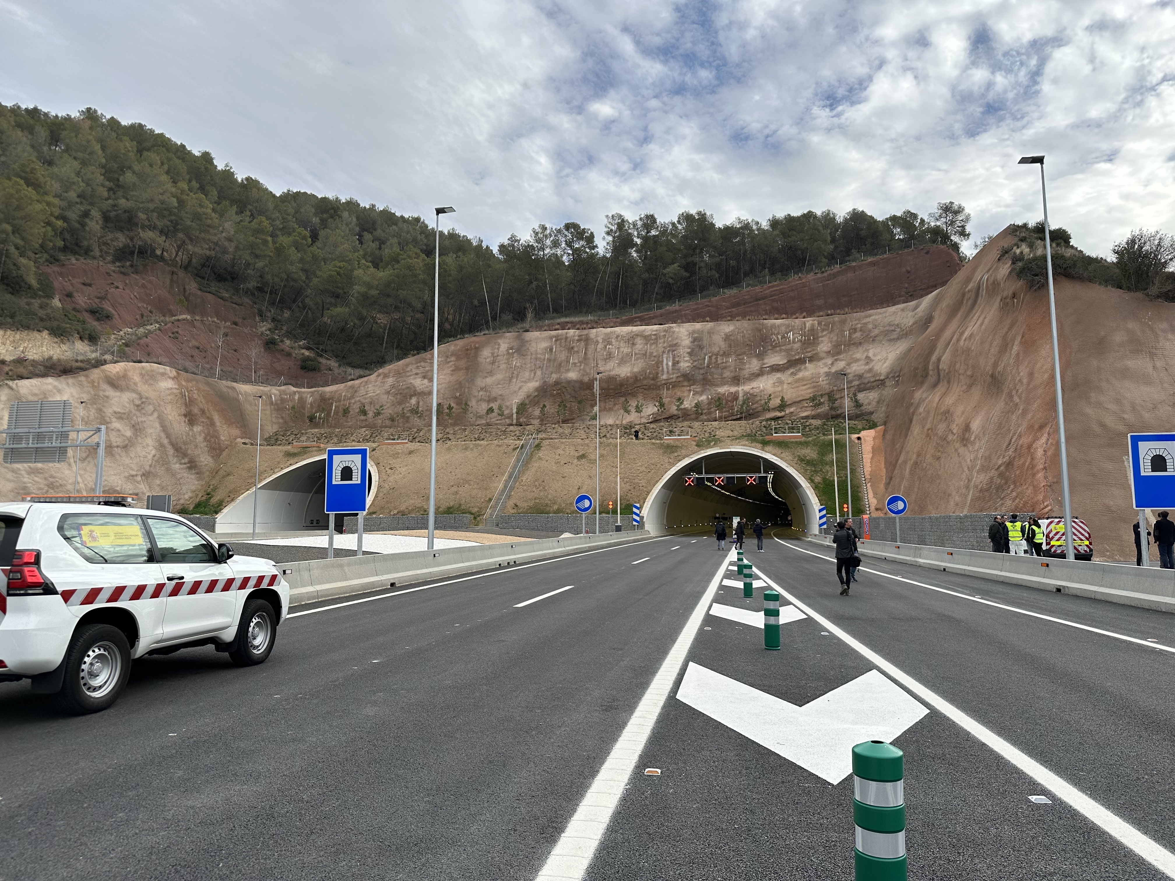 B-40 Túnel de l'autovia a punt per ser inaugurat