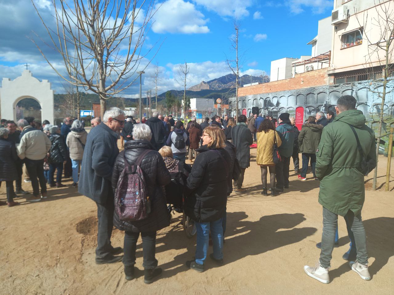 Acte  d'obertura institucional del Parc de la Memòria