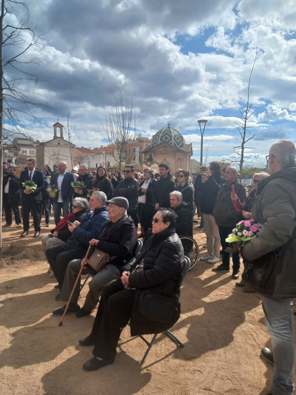 Acte  d'obertura institucional del Parc de la Memòria