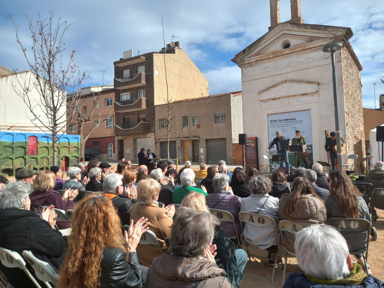 Acte  d'obertura institucional del Parc de la Memòria