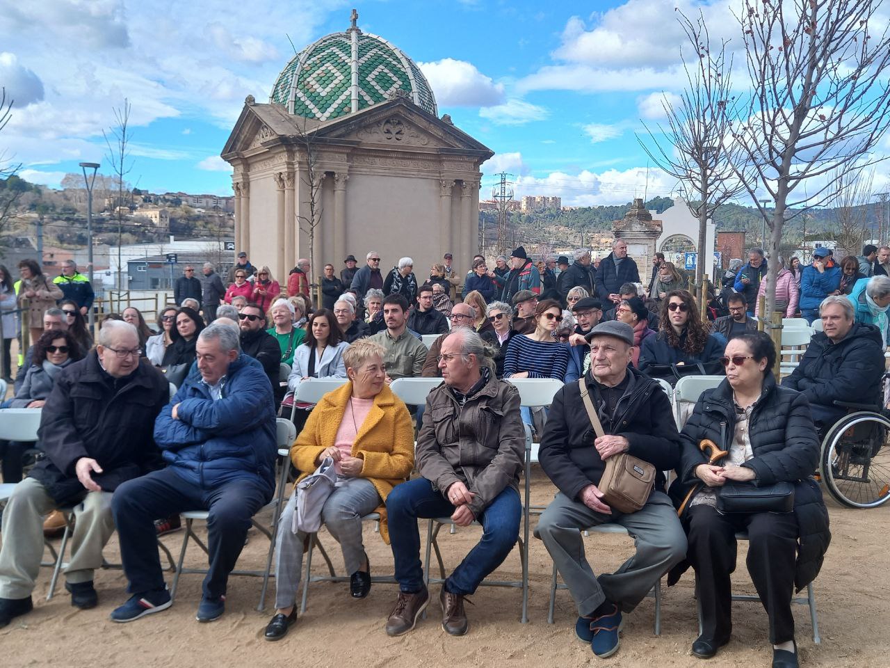 Acte  d'obertura institucional del Parc de la Memòria