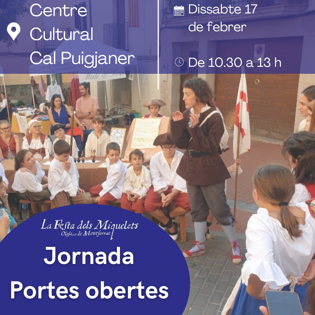 Portes obertes de La Festa dels Miquelets febrer 2024