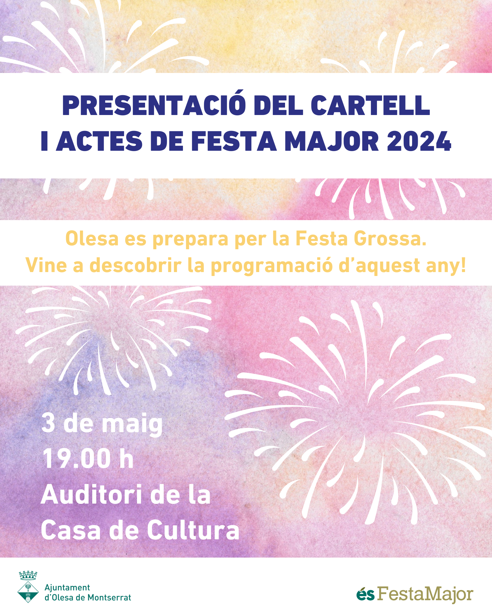 Cartell Presentació Festa Major 2024