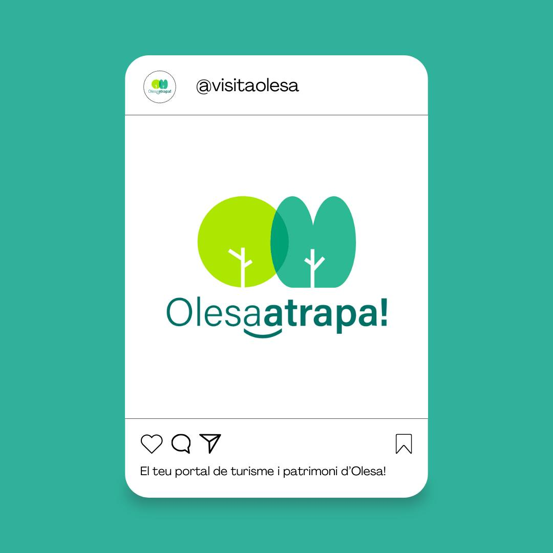 Imatge promocional del canal d'Instagram de la regidoria de Patrimoni i turisme VisitaOlesa