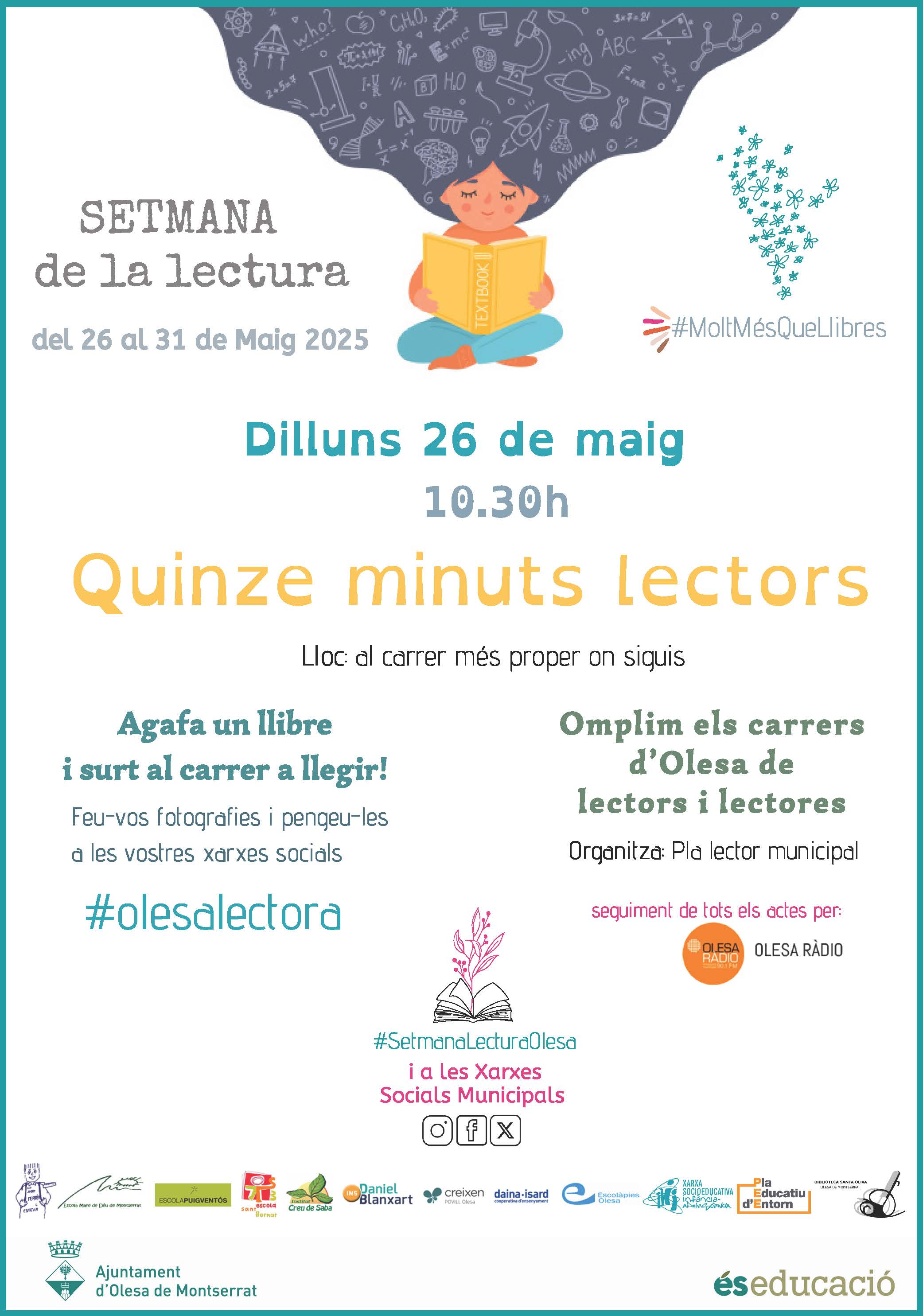 Cartell dels 15 minuts lectors de 2025