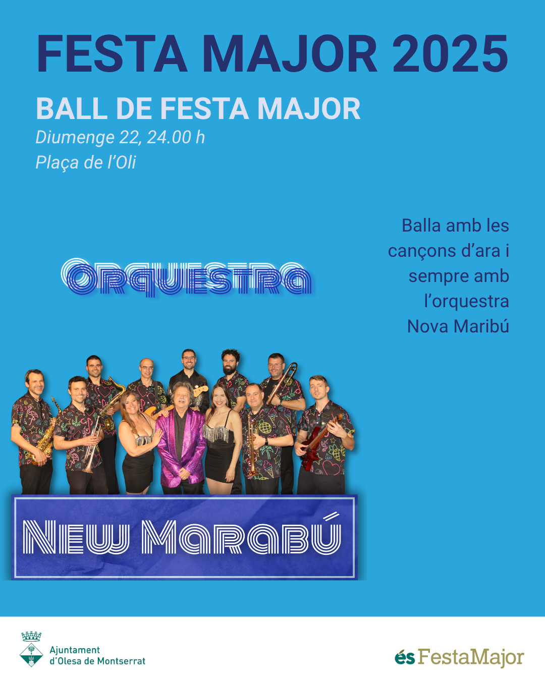 Cartell del Ball de Festa Major 20205