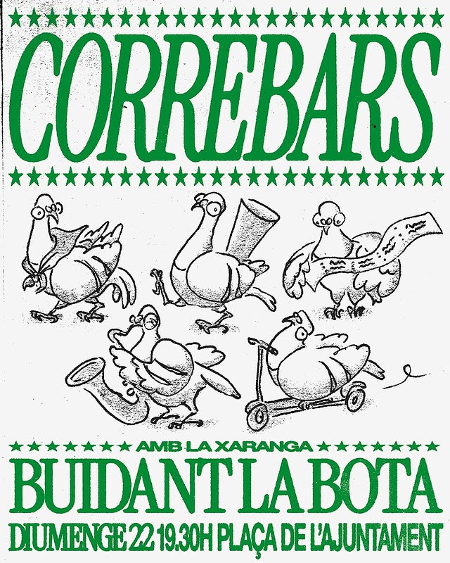 Cartell del Correbars de les barraques per la Festa Major 2025