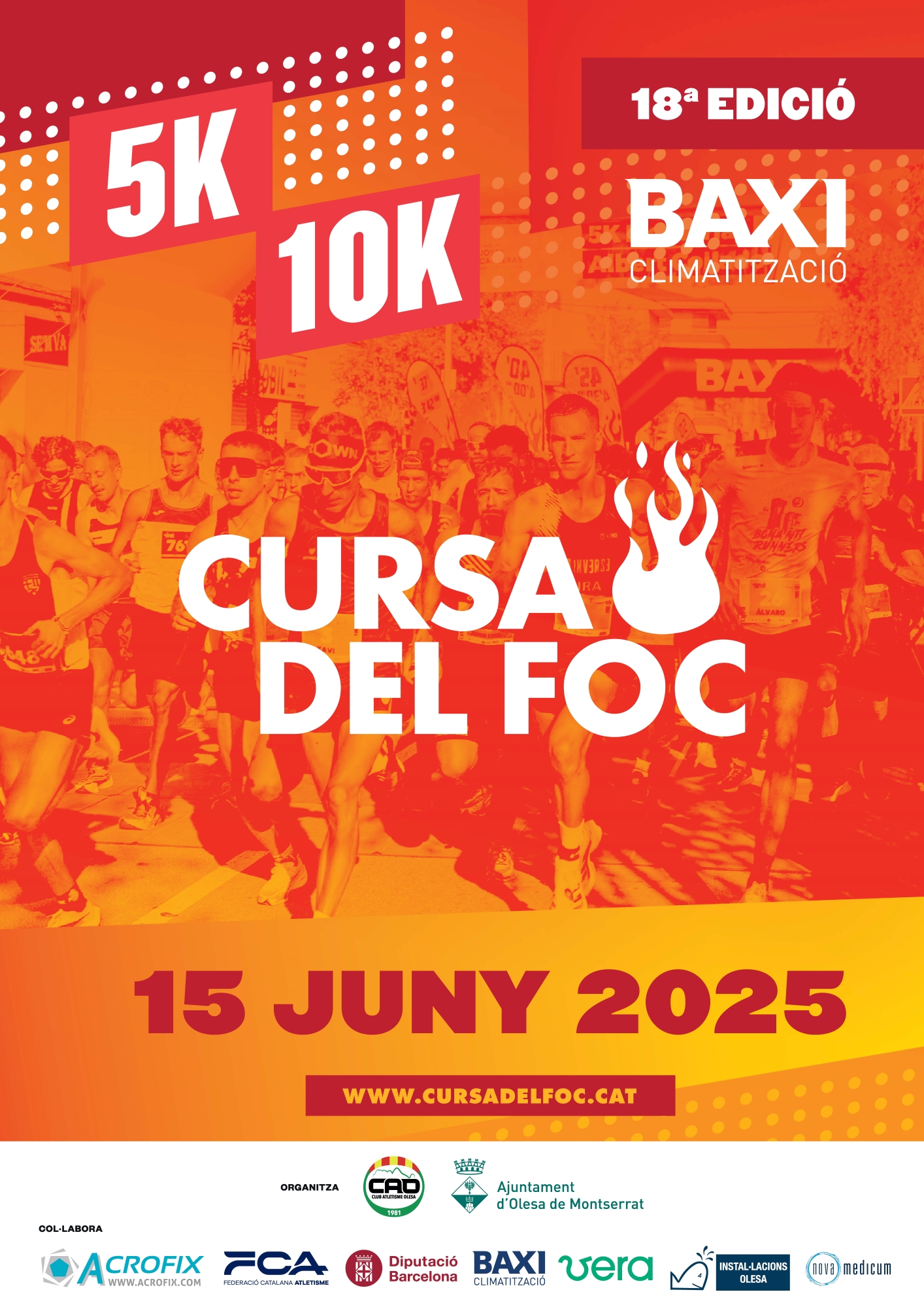 Cartell de la Cursa del foc 2025