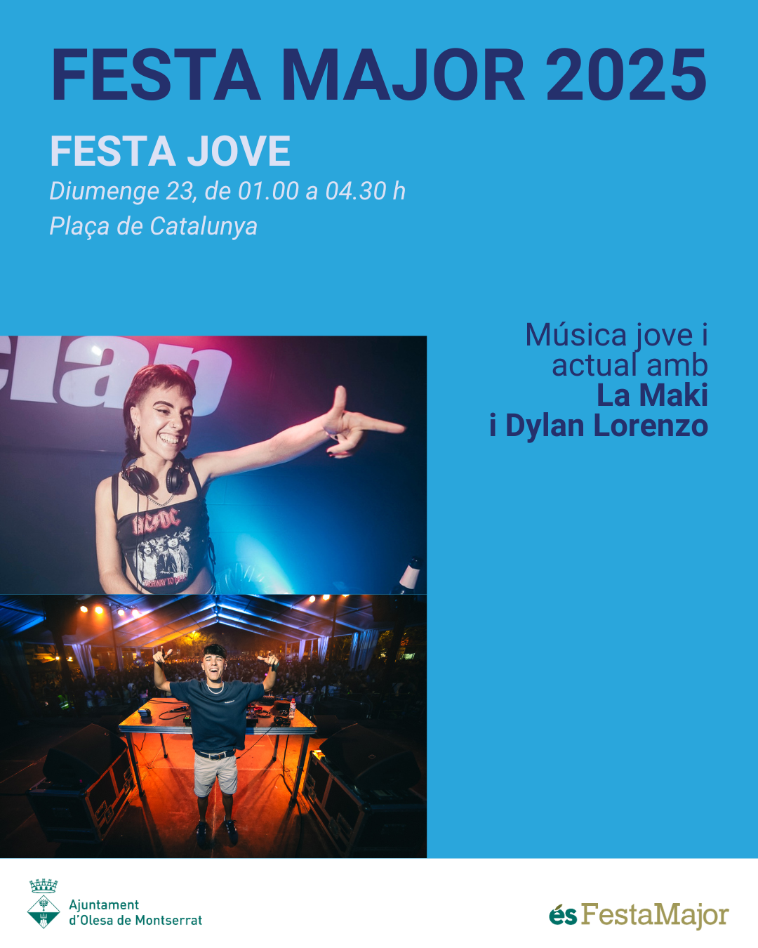 Cartell de la Festa Jove de la Festa Major de 2025