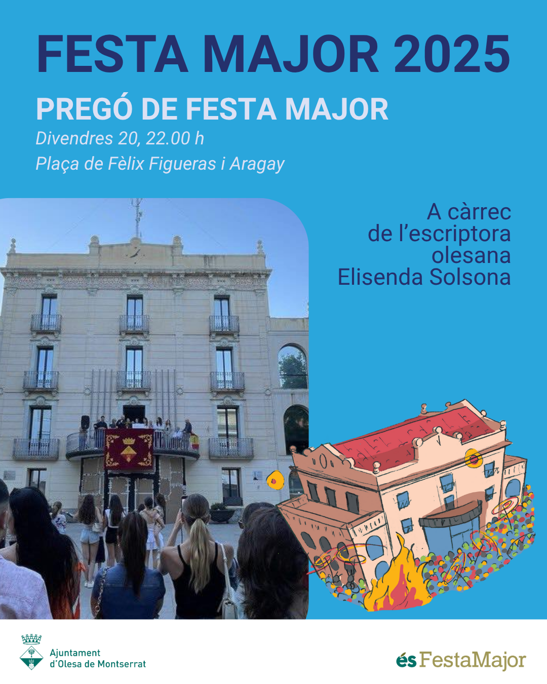 Cartell del pregó de Festa Major de 2025