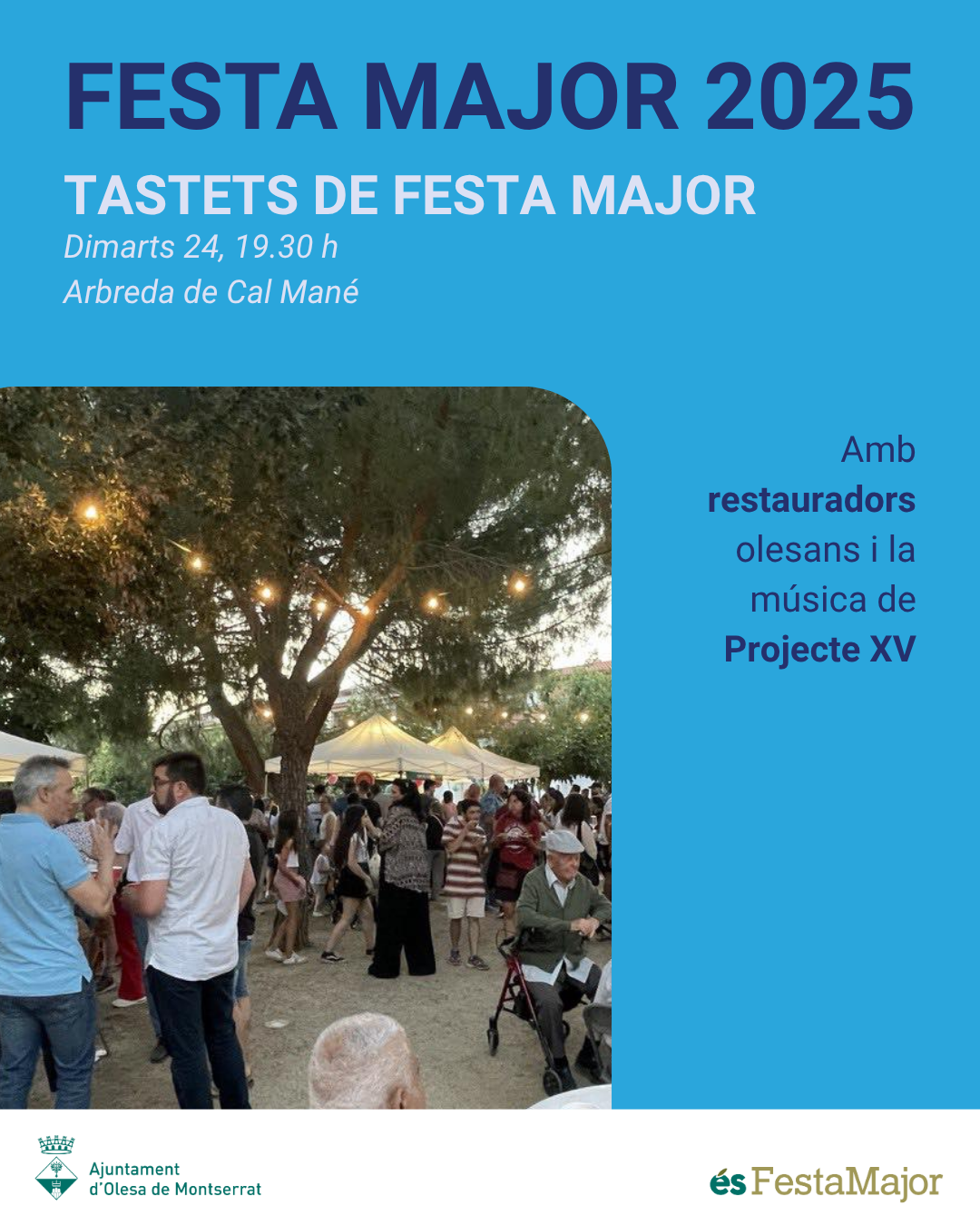 Cartell dels tastets de la Festa Major 2025