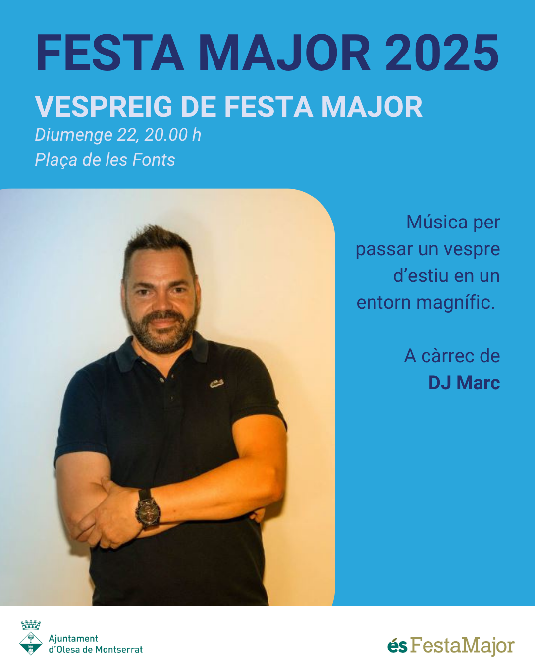 Cartell del Vespreig de Festa Major 2025