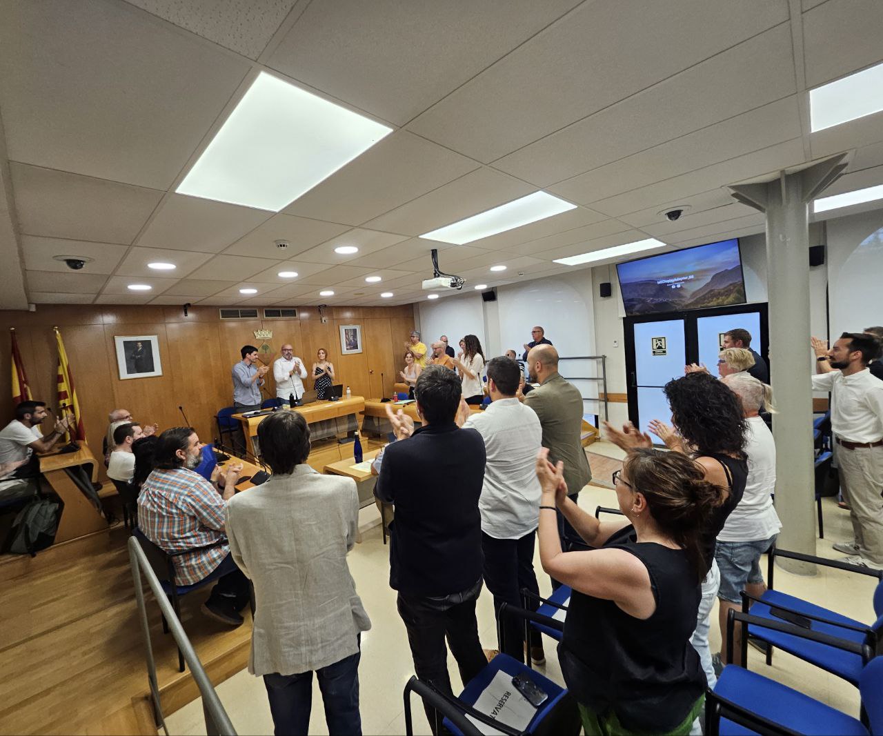 Ple de renúncia de Jordi Parent com a alcalde d'Olesa celebrat l'11 de juny de 2025