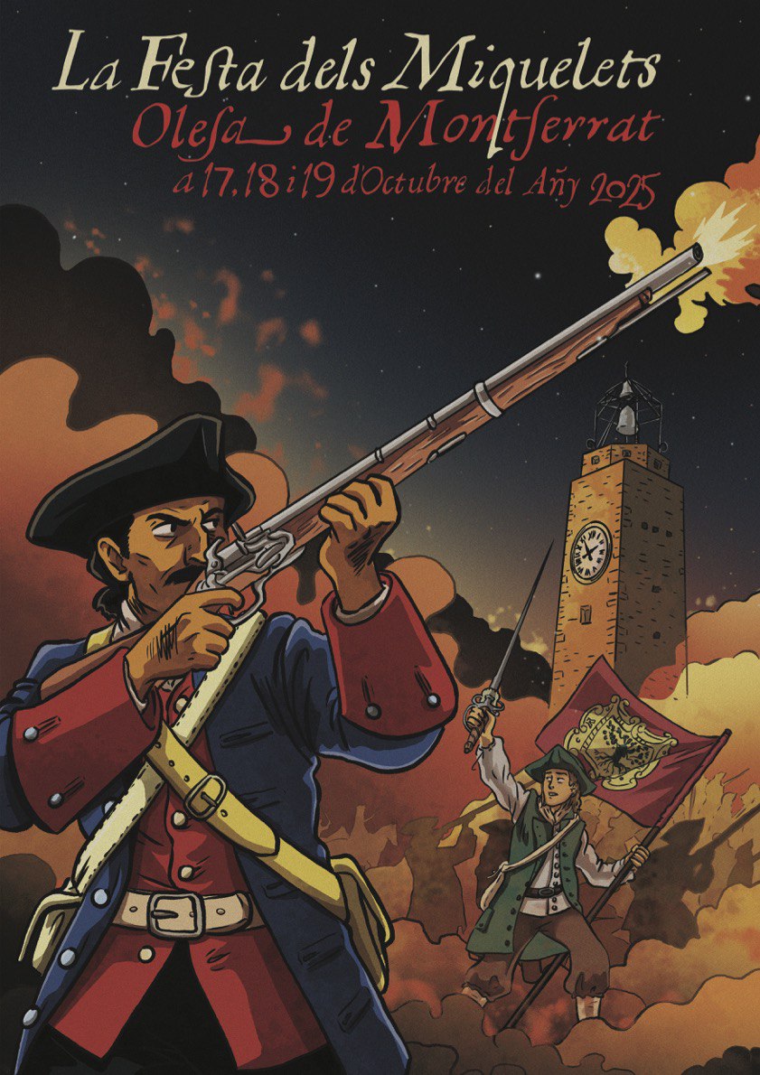 Cartell de la Festa dels Miquelets 2025