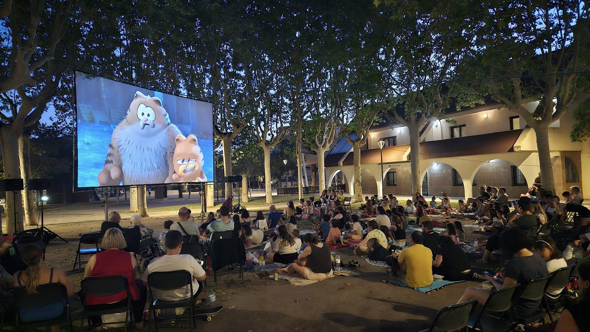 Cinema a la fresca a l'Arbreda del Parc Municipal