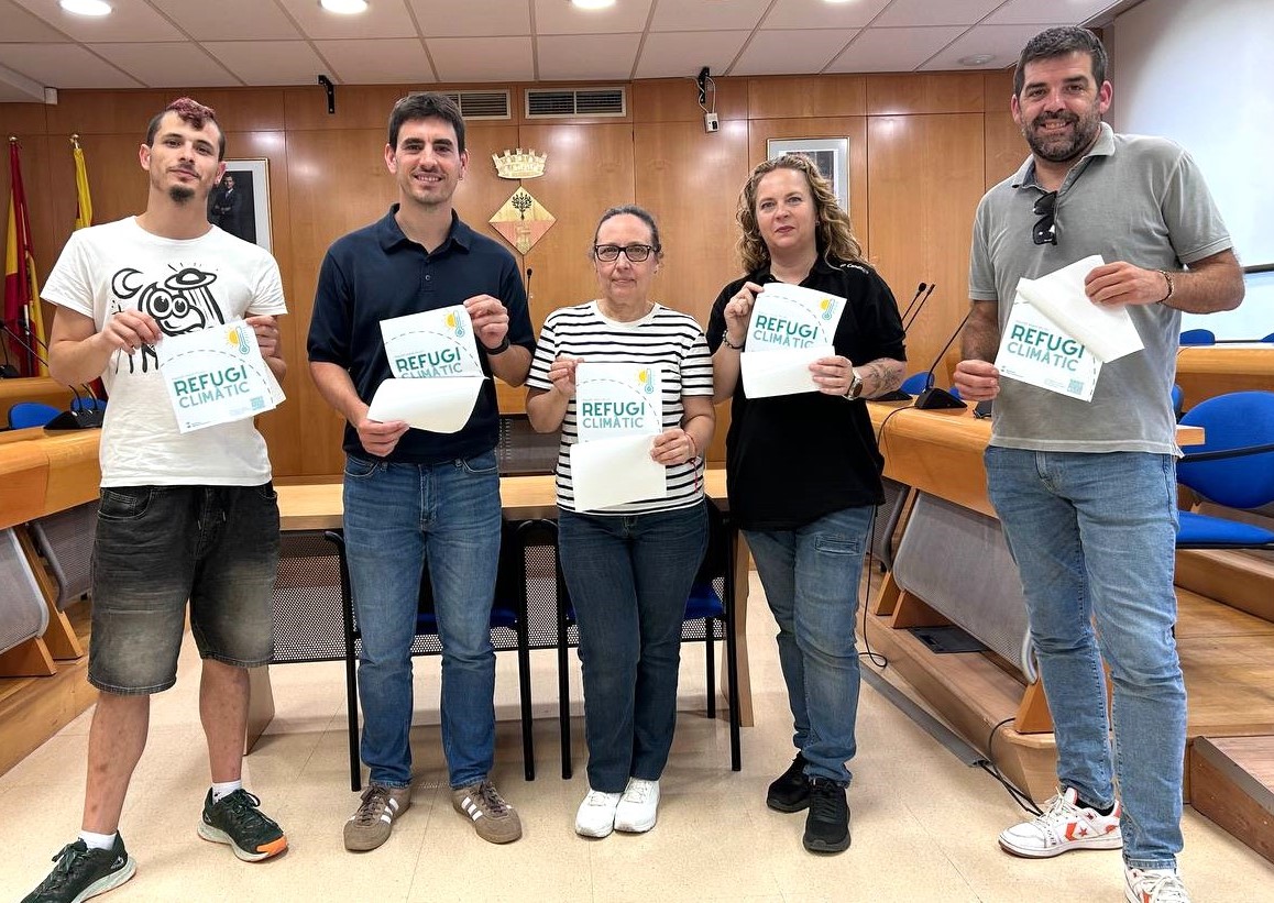 Comerços de la xarxa de refugis climàtics 2025.
