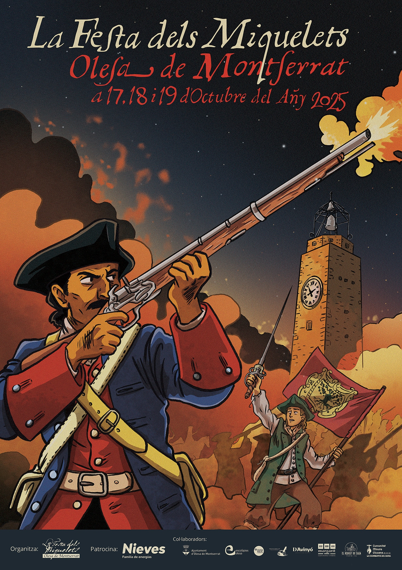 Cartell de la Festa dels Miquelets 2025