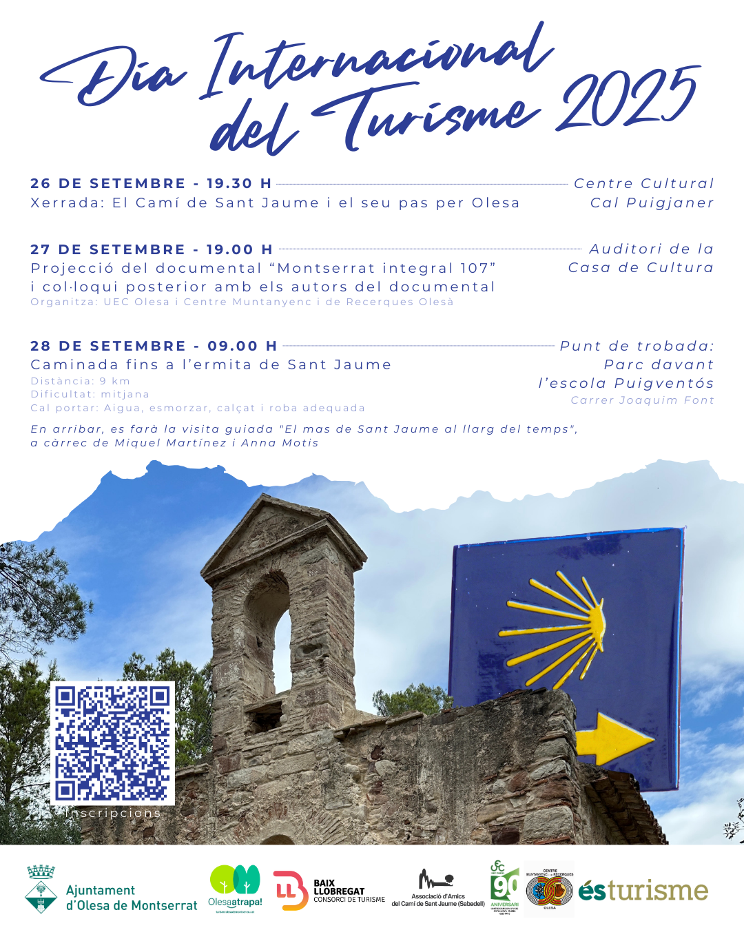 Cartell de les activitats del Dia Internacional del Turisme 2025