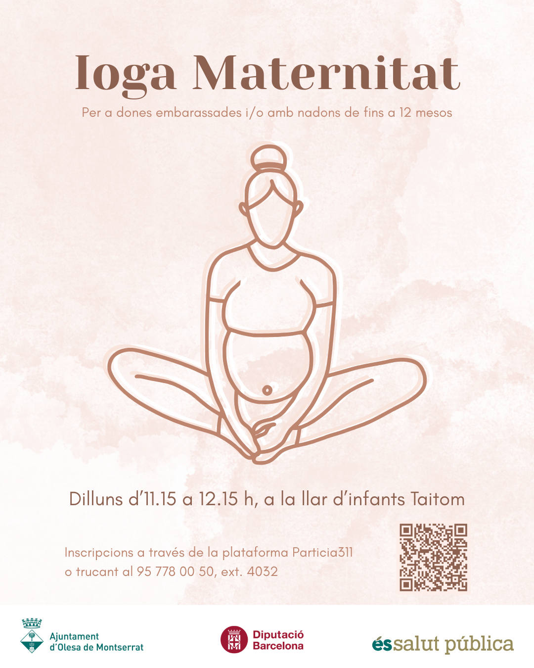 Cartell de Ioga maternitat 2025