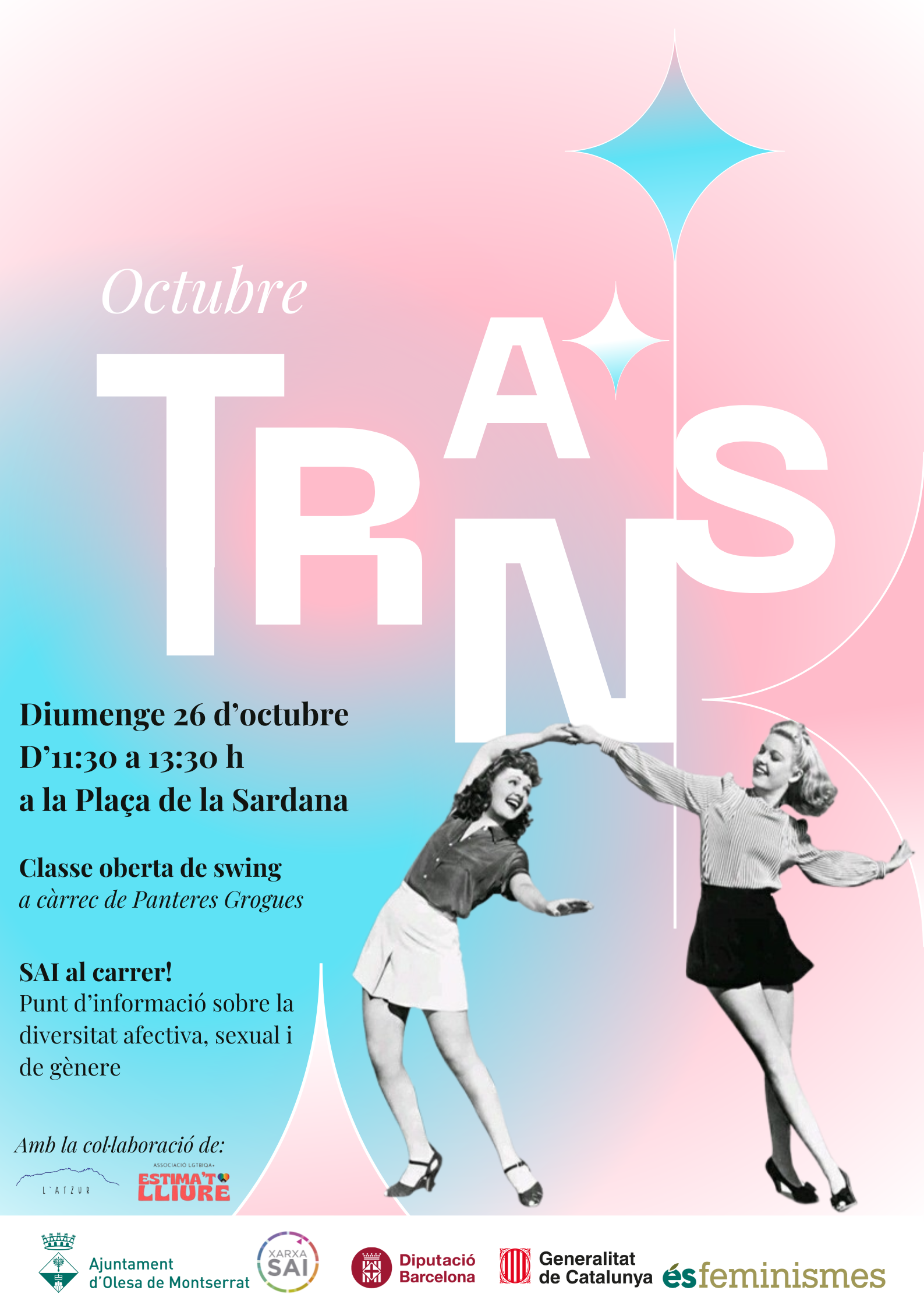 Cartell de l'activitat de l'octubre trans 2025