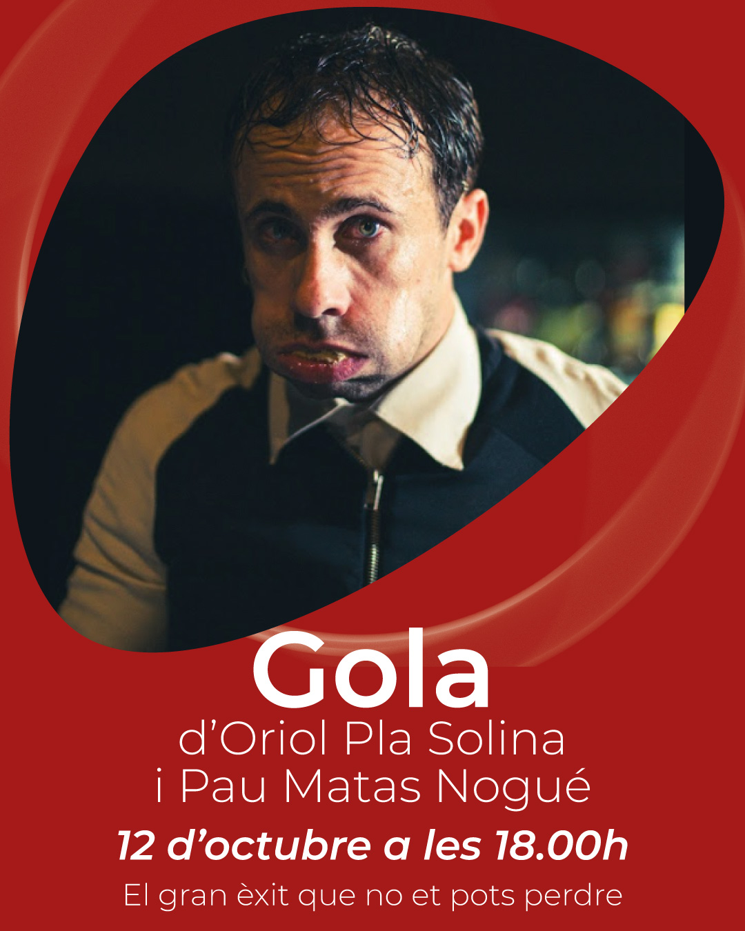 Cartell de l'obra de teatre Gola que es representa a La Passió l'octubre de 2025