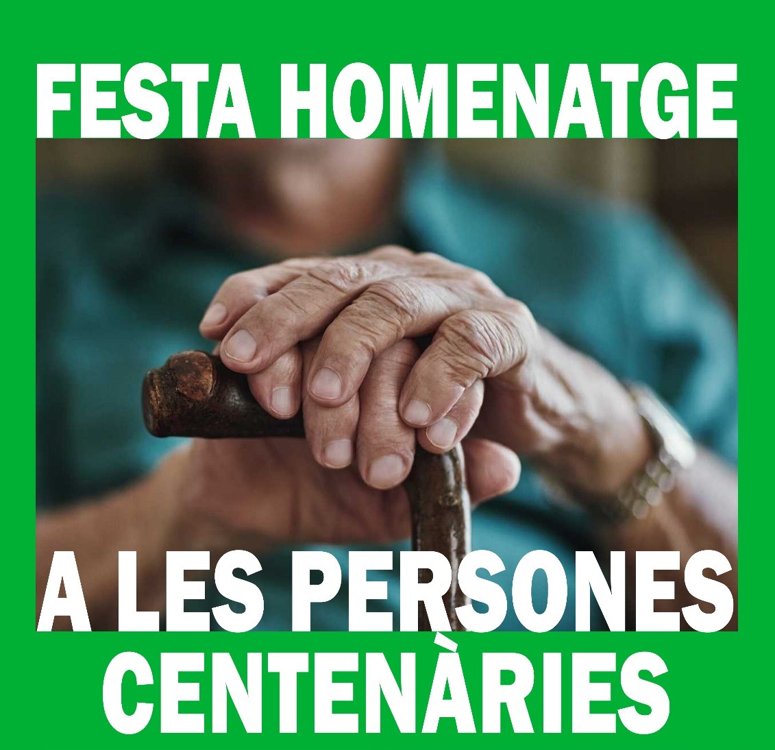 Imatge promocional de la festa homenatge a les persones centenàries que organitza l'AVO