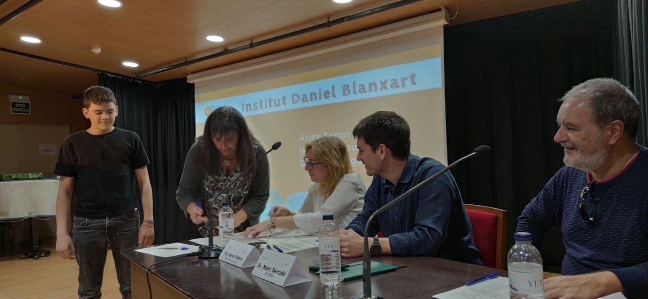 Signatura de convenis del Projecte TEU 2025-26