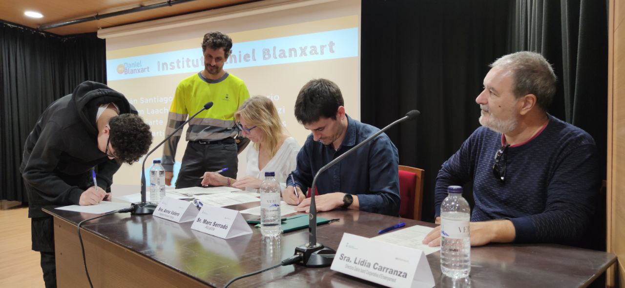 Signatura de convenis del Projecte TEU 2025-26