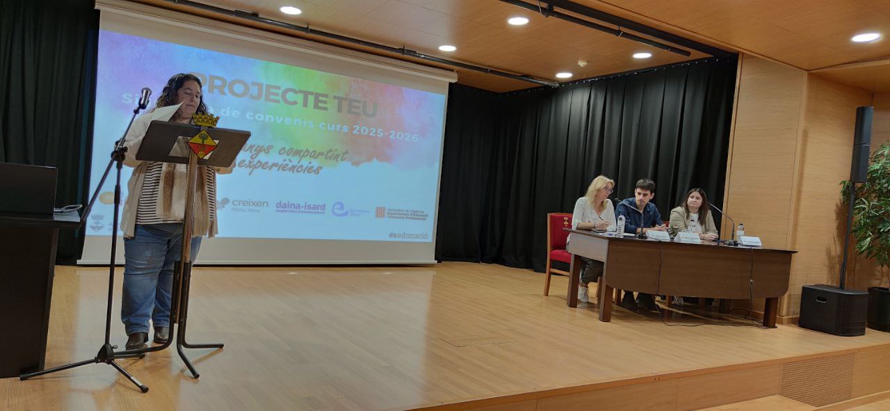 Signatura de convenis del Projecte TEU 2025-26