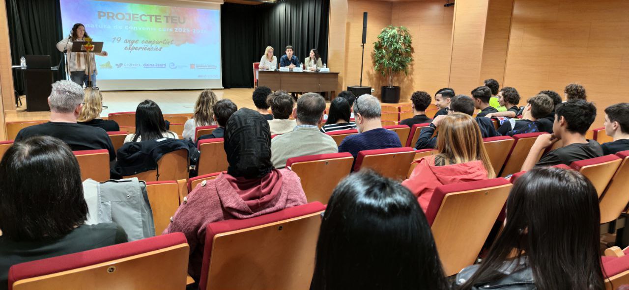 Signatura de convenis del Projecte TEU 2025-26