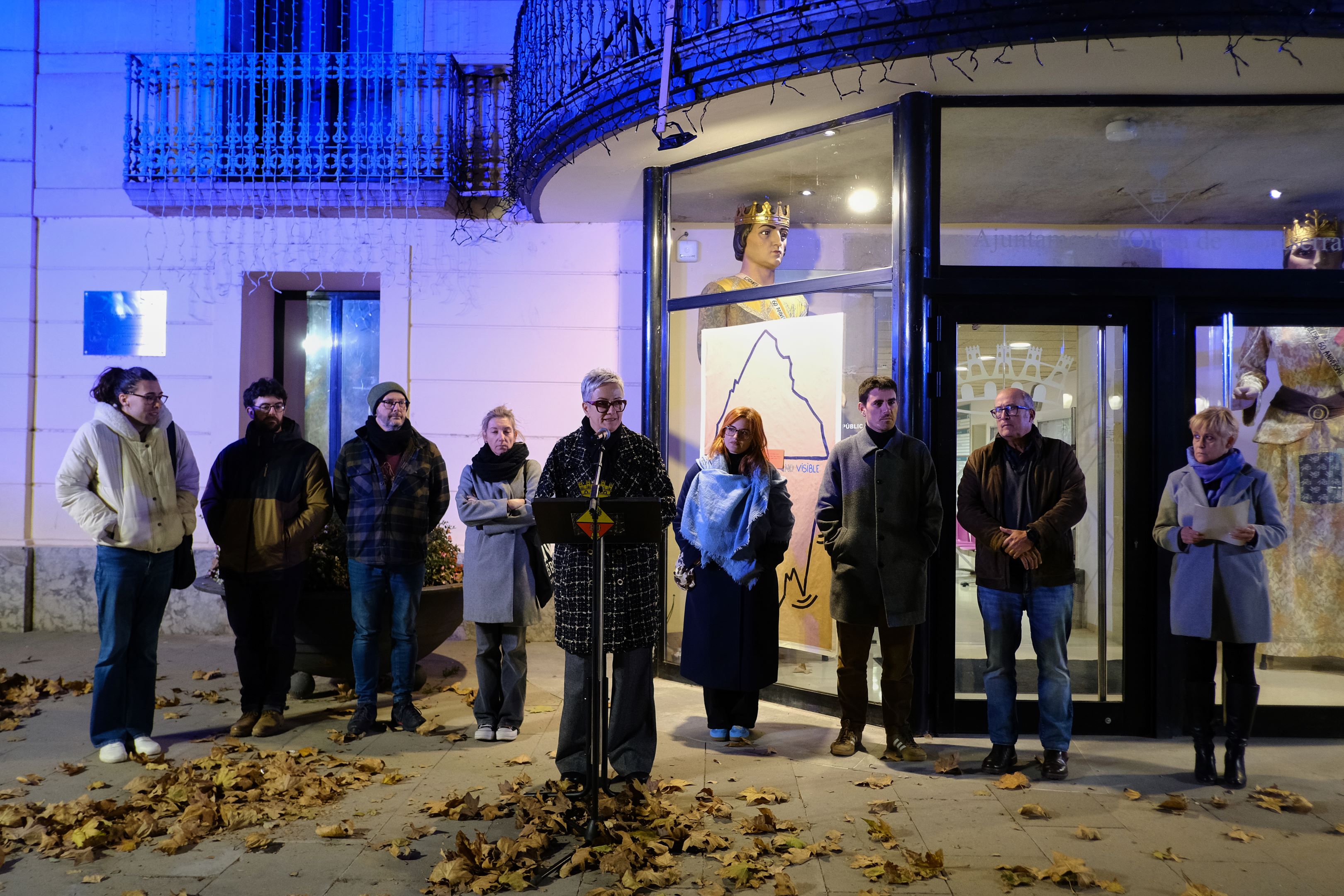 Commemoració del 25N a Olesa de Montserrat 2025.  