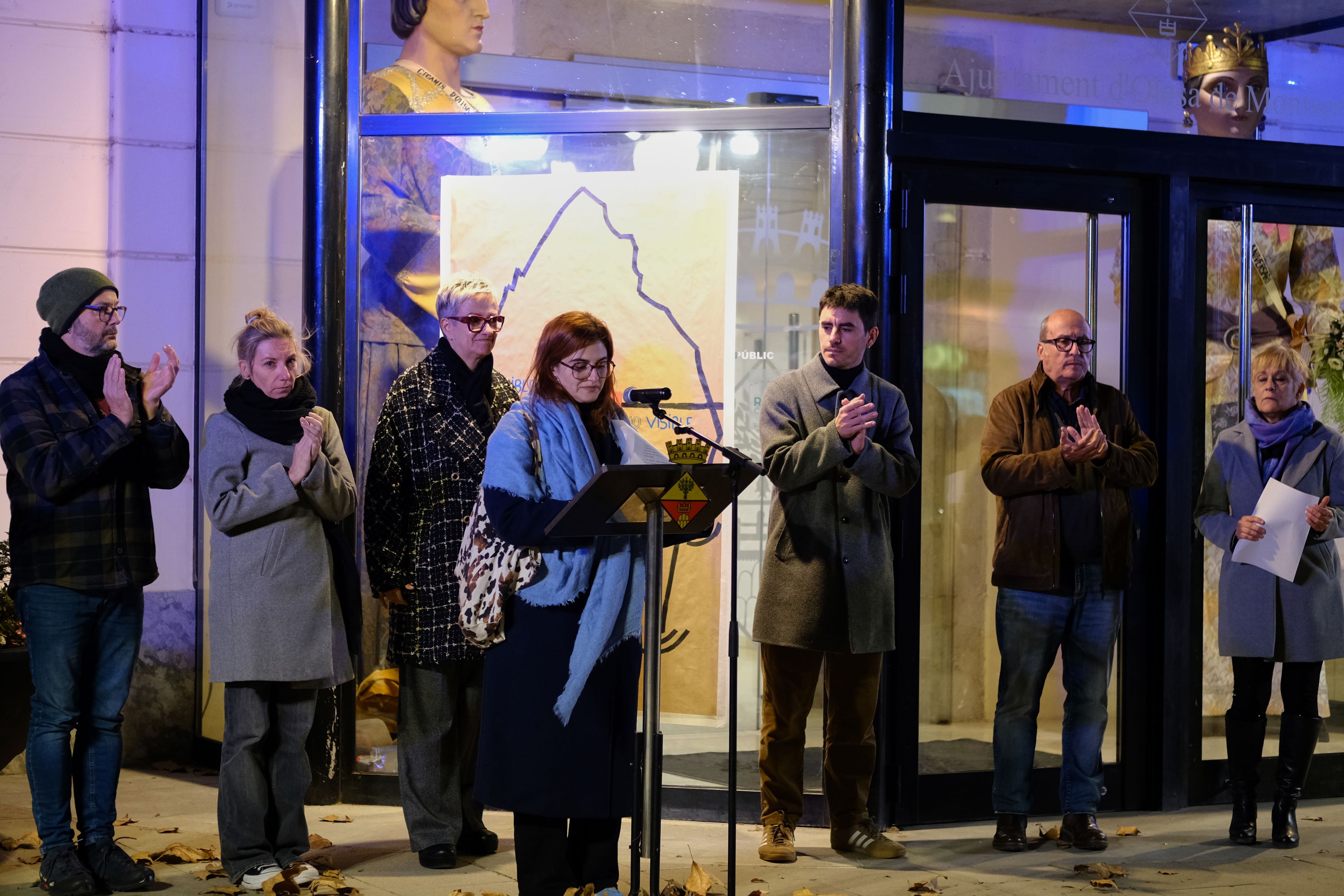 Commemoració del 25N a Olesa de Montserrat 2025.  